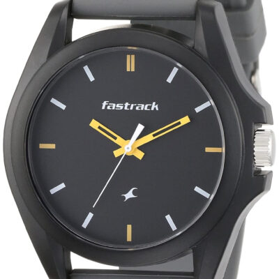 Fastrack Analog Grey Dial Unisex-Adult Watch-68011PP08/NR68011PP08
