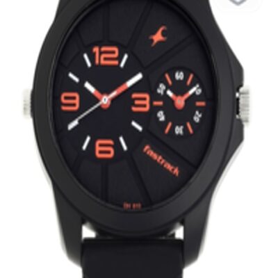 Buy Fastrack Men Black Analogue Watch 38042PP01 – – Accessories for Men