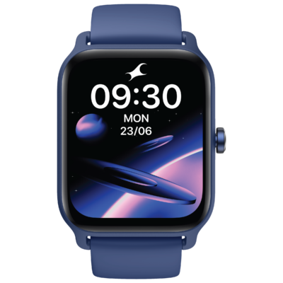 Fastrack Reflex Kruz Smartwatch with Bluetooth Calling (45.72mm UltraVU Display, IP68 Water Resistant, Blue Strap