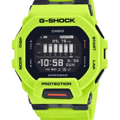 CASIO G-SHOCK Men Black Dial & Green Straps Digital Watch G1148 GBD-200-9DR