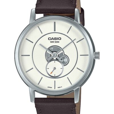 CASIO Men Leather Straps Analogue Watch A2133
