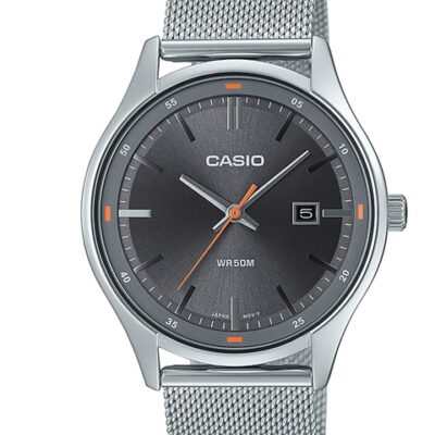 CASIO Men Stainless Steel Bracelet Style Straps Analogue Watch A2108