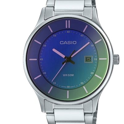 CASIO Men Stainless Steel Bracelet Style Straps Analogue Watch A2110