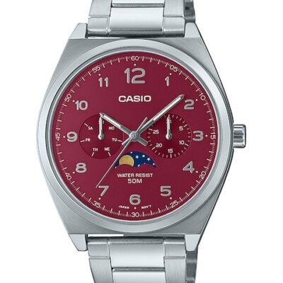 CASIO Men Stainless Steel Straps Analogue Display Watch A2175