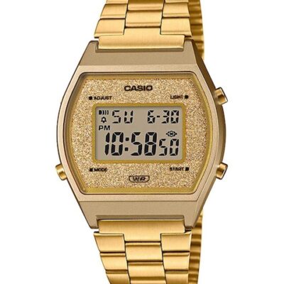 CASIO Unisex Gold-Toned Digital Watch D188 B640WGG-9DF