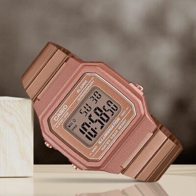 CASIO Unisex Rose Gold Digital Watch D20...