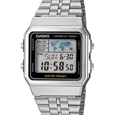 Casio Vintage Unisex Grey Digital watch ...