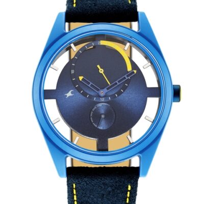 Fastrack Men Blue Dial & Blue Straps Analogue Watch 3256PF01