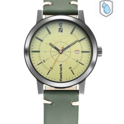 Fastrack Men Green Analogue Watch 3245NL...