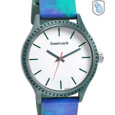 Fastrack Men White Dial & Multicoloured Straps Analogue Watch 38061PP08