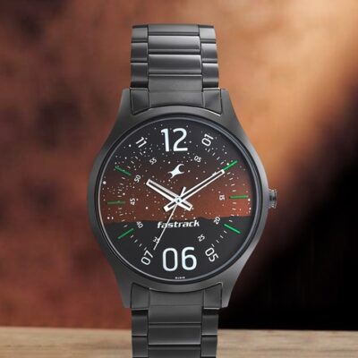 Fastrack Space-I Men Brown Analogue watc...