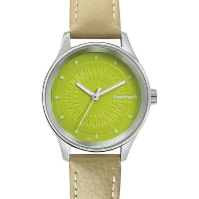 Fastrack Women Lime Green Analogue Watch...