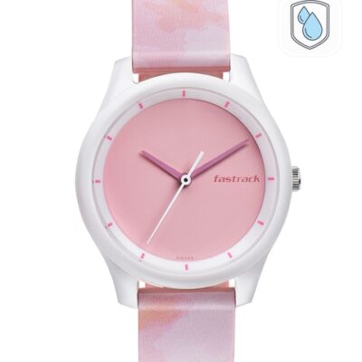 Fastrack Women Pink Dial & Pink Straps Analogue Watch
