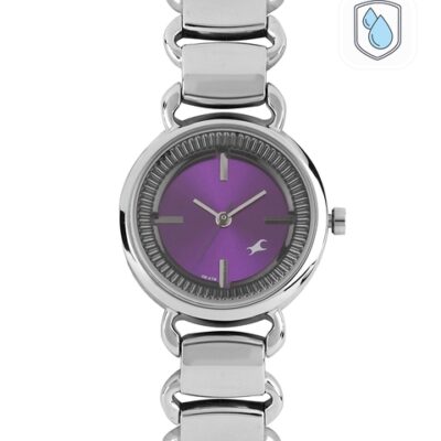 Fastrack Women Purple Dial Watch 6117SM0...
