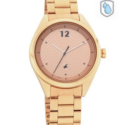 Fastrack Women Rose Gold Analogue Watch ...