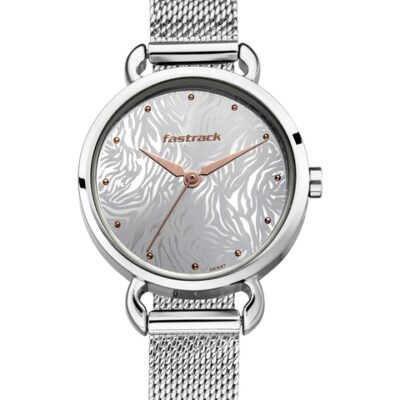 Fastrack Women Silver-Toned Analogue Wat...