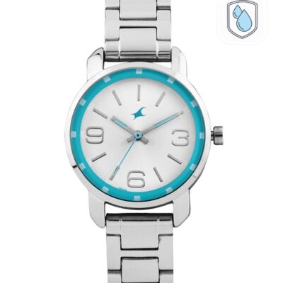 Fastrack Women Silver-Toned Dial Watch 6...