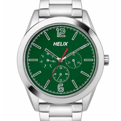 Helix Men Brass Dial & Stainless St...