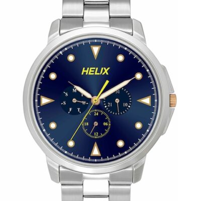 Helix Men Brass Dial & Stainless St...