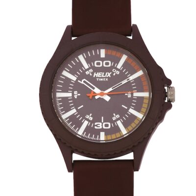 Helix Men Brown Analogue Watch – TW033HG01
