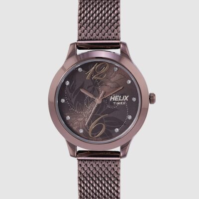 Helix Women Brown Analogue Watch – TW022HL19