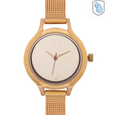 Helix Women Champagne Analogue Watch – TW027HL12