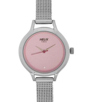 Helix Women Pink Analogue Watch – ...