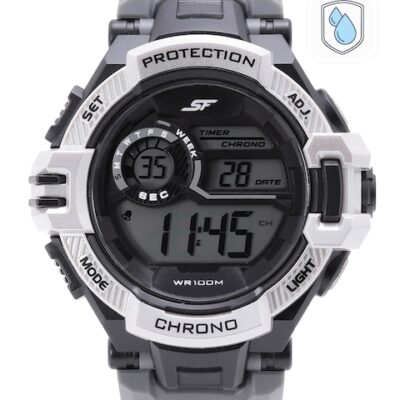 Sonata Men Grey Solid Digital Watch 77075PP07