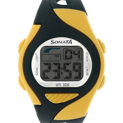 Sonata Unisex Grey Digital Watch NL87011PP04A