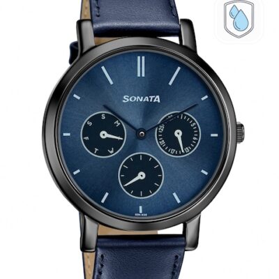 Sonata Women Blue Analogue Watch 8164NL04