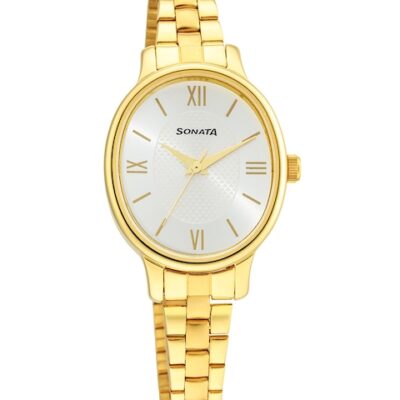 Sonata Women Gold-Toned Brass Mother of ...