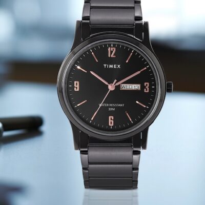 Timex Men Black Analogue Watch – TW000R438