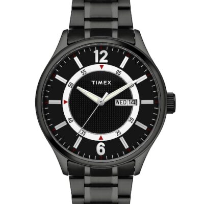 Timex Men Black Analogue Watch – T...