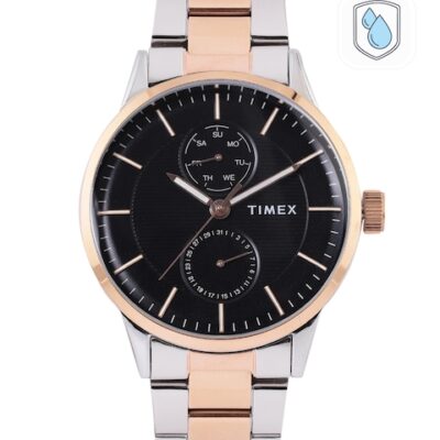 Timex Men Black Bracelet Style Multifunc...