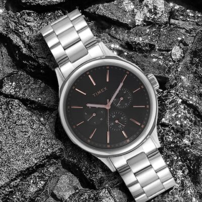 Timex Men Black Multifunction Analogue Watch – TWEG18408