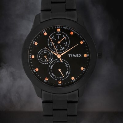 Timex Men Black Multifunction Analogue Watch – TWEG18502