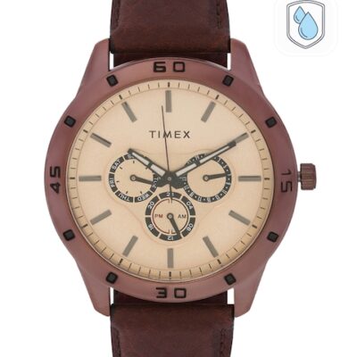 Timex Men Brown Multifunction Analogue Watch – TW000U915