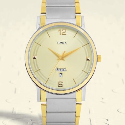 Timex Men Champagne Analogue Watch – TW000R426