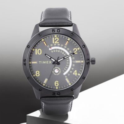 Timex Men Charcoal Grey Analogue Watch T...