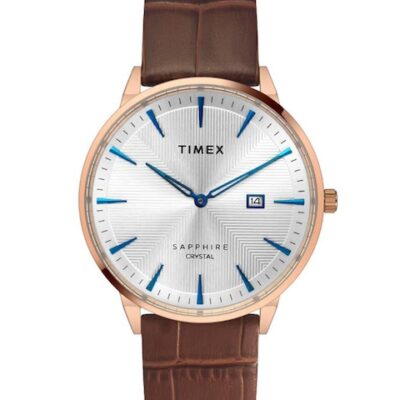 Timex Men Dial & Leather Straps Analogue Watch TWEG21902