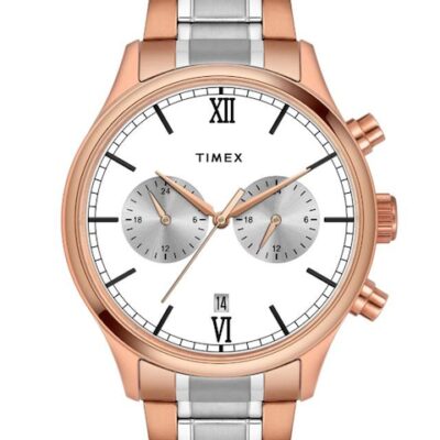 Timex Men Dial & Stainless Steel Br...