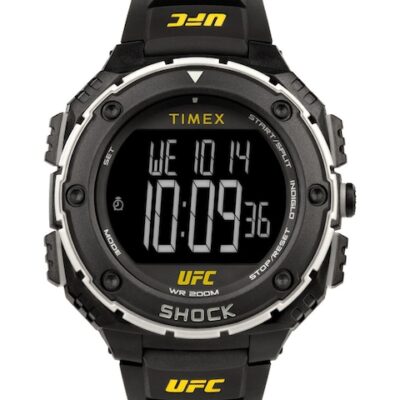 Timex Men Patterned Dial & Bracelet Style Straps Digital Watch TW4B272000D