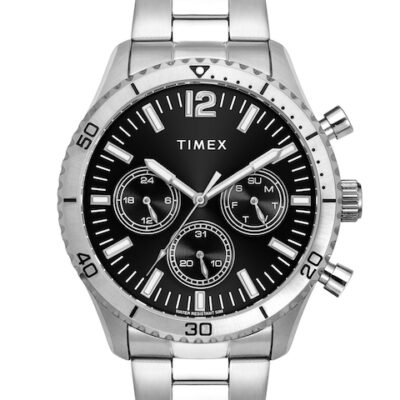 Timex Men Patterned Dial & Stainles...
