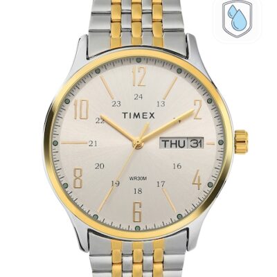 Timex Men Silver-Toned Analogue Watch – TW0TG6505