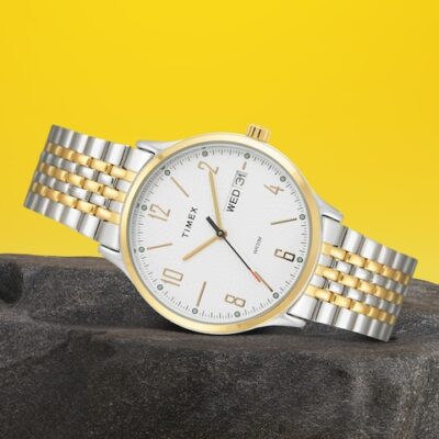 Timex Men Silver-Toned Analogue Watch – TW0TG6507