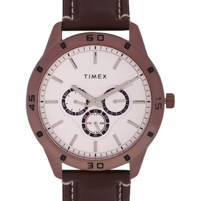 Timex Men Silver-Toned Multifunction Analogue Watch – TW000U916