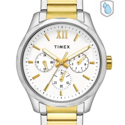 Timex Men Stainless Steel Bracelet Style Straps Analogue Watch TW0TG7616