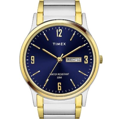 Timex Men Textured Dial & Stainless...