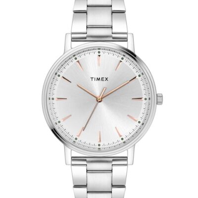 Timex Men Textured Dial & Stainless...