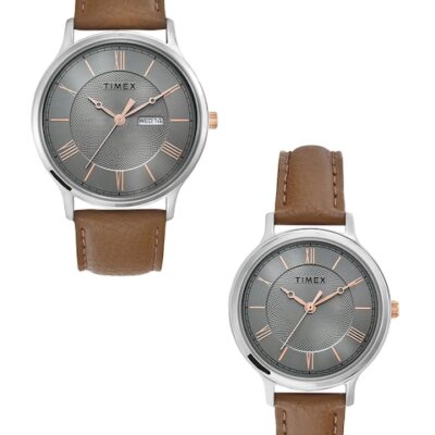 Timex Unisex Leather Straps Analogue His...